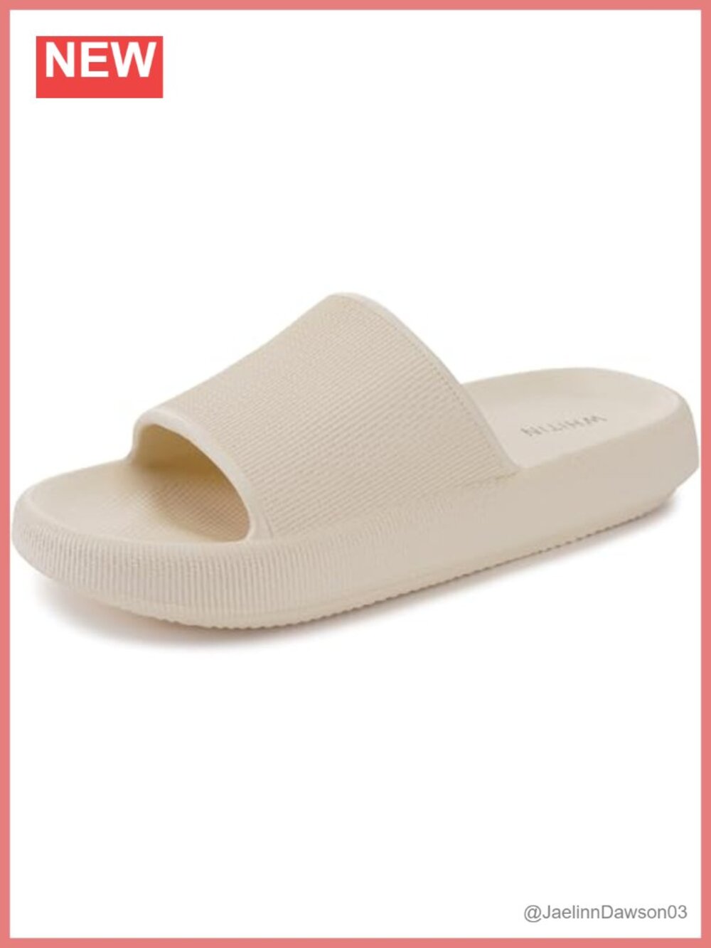 Women's Slides with Cushioned Thick Sole Slippers for Home Wear, Lightweight EVA